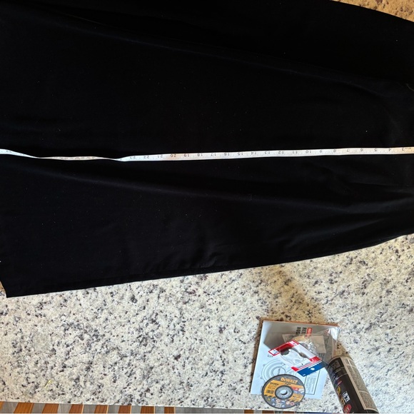 Women’s Black Velvet Skirt Talbots Size 10 party dress goth Dark Academia Y2K - Picture 5 of 8